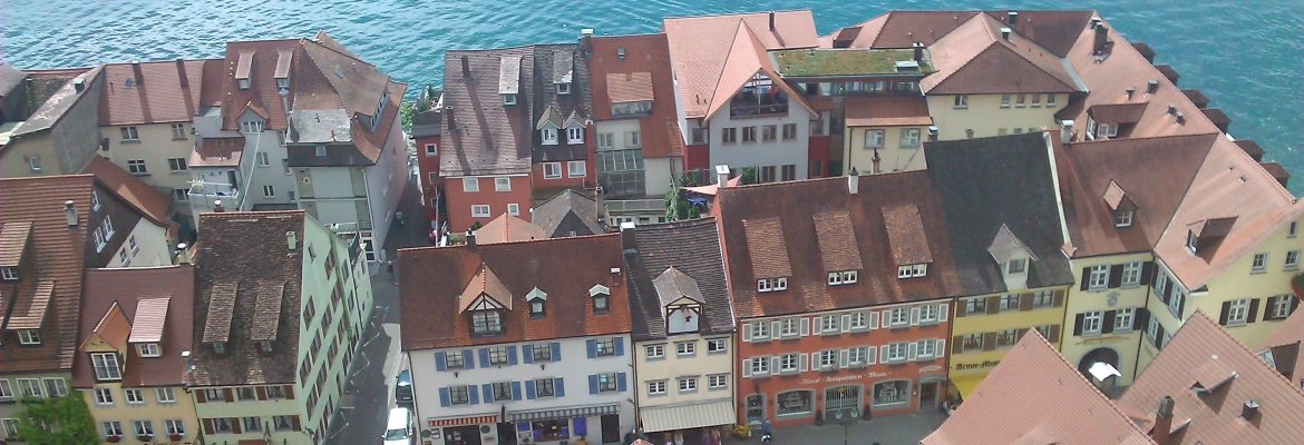 View on Meersburg from the fortress